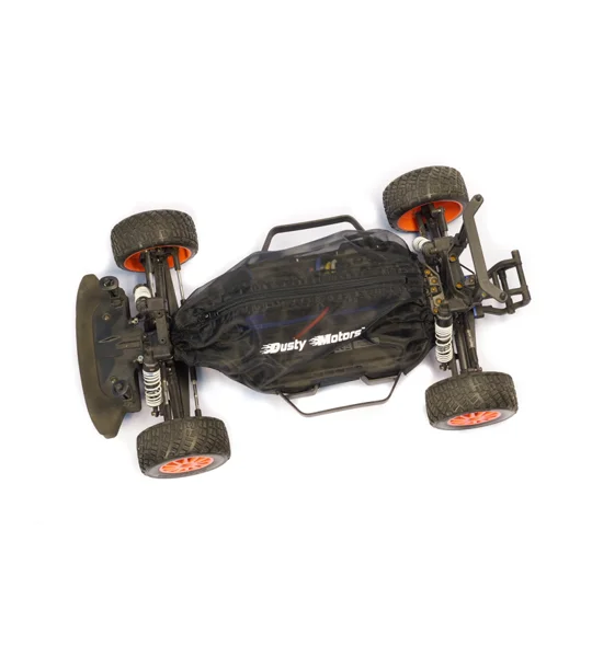 Dusty Motors Protection Cover for Traxxas Rustler & Bandit Black