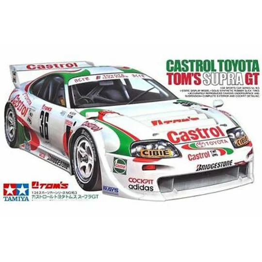 Castrol Toyota Tom's Supra GT - 1:24 Plastic model