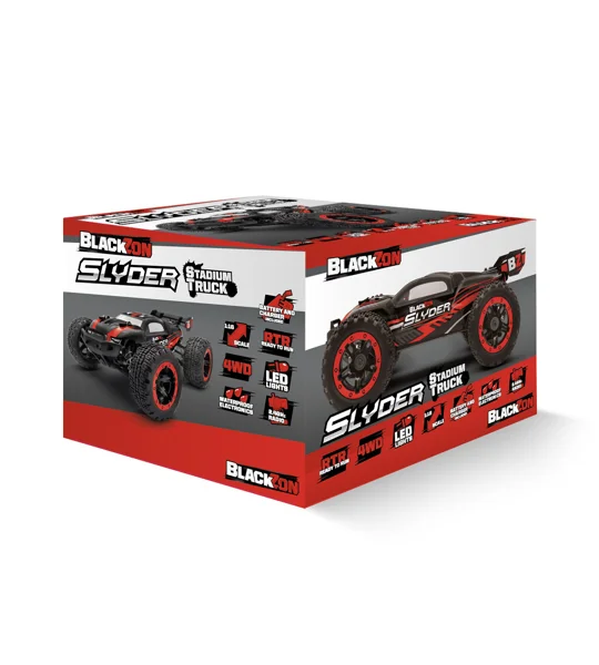 Slyder ST 1/16 4WD Electric Stadium Truck - Red