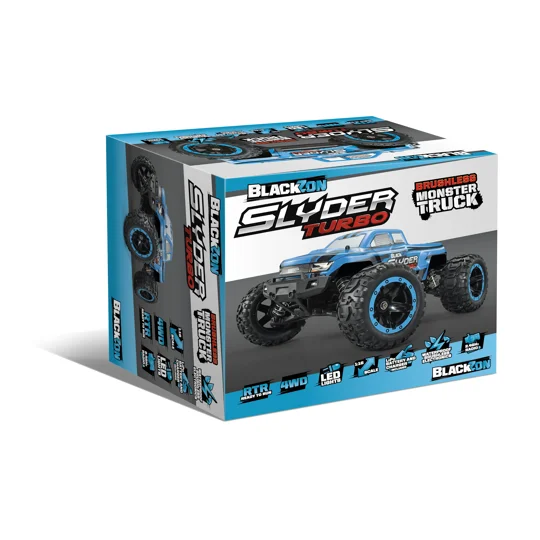Slyder MT Turbo 1/16 4WD 2S Brushless - Blue