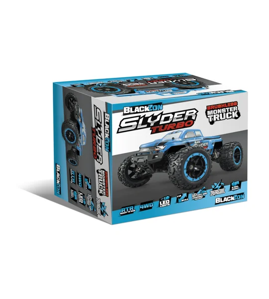 Slyder MT Turbo 1/16 4WD 2S Brushless - Blue