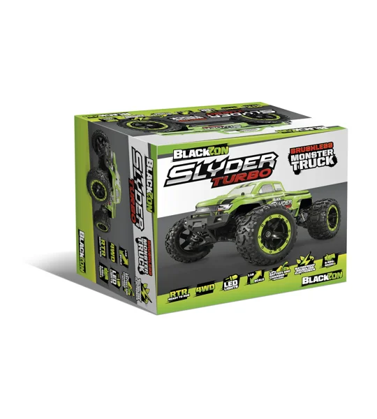 Slyder MT Turbo 1/16 4WD 2S Brushless - Green