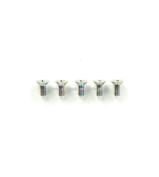 2.6x6mm Countersunk Screws (Pack of 5)
