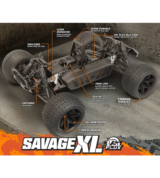 HPI Savage XL Flux V2 GTXL-6 *