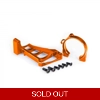 Traxxas Motor mounts (fr + re) (orange-anodised 6061-T6 alum.) (incl. screws)(use with 3461 motor)