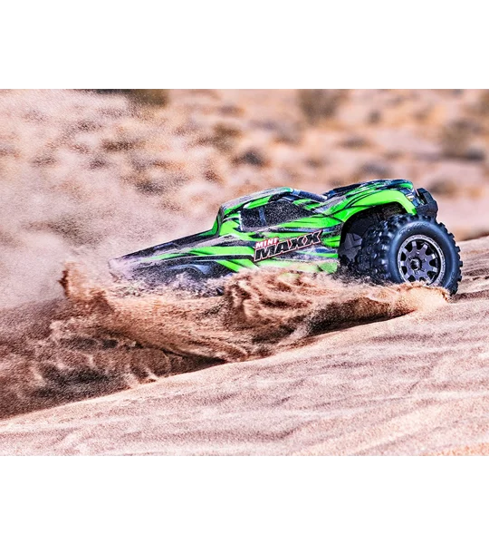 Traxxas Mini Maxx BL-2s Green incl battery & USB charger