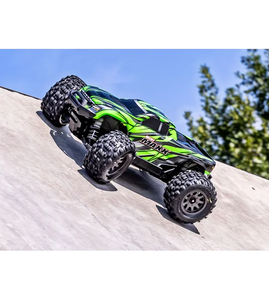 Traxxas Mini Maxx BL-2s Green incl battery & USB charger