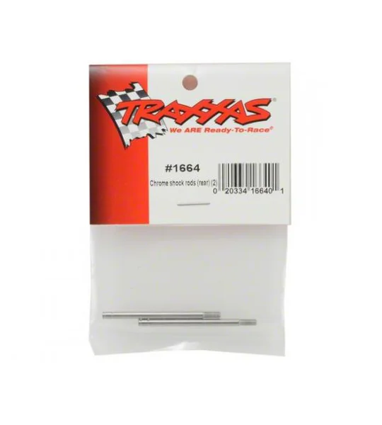 Shock shafts steel chrome finish (long) (2)