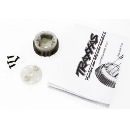 Main diff with steel ring gear/ side cover plate/ screws