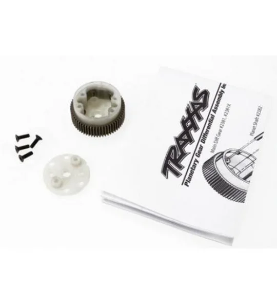 Main diff with steel ring gear/ side cover plate/ screws