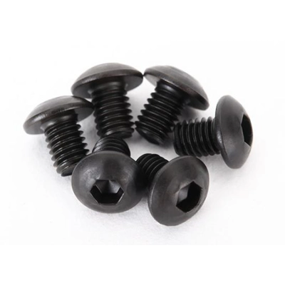 Screws 3x4mm button-head machine (hex drive) (6)