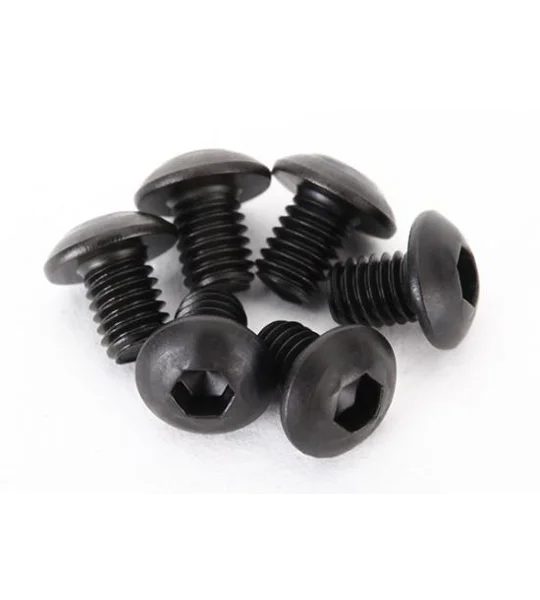 Screws 3x4mm button-head machine (hex drive) (6)