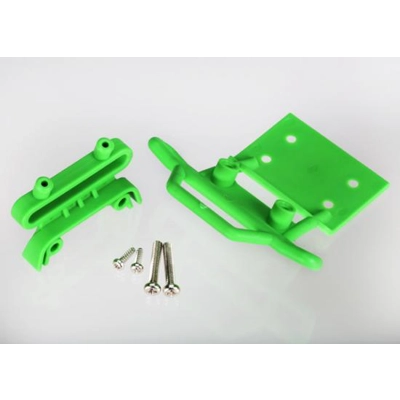 Bumper front / bumper mount front / 4x23mm RM (2)/ 3x10mm RST (2) (green)