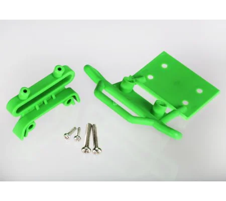 Bumper front / bumper mount front / 4x23mm RM (2)/ 3x10mm RST (2) (green)