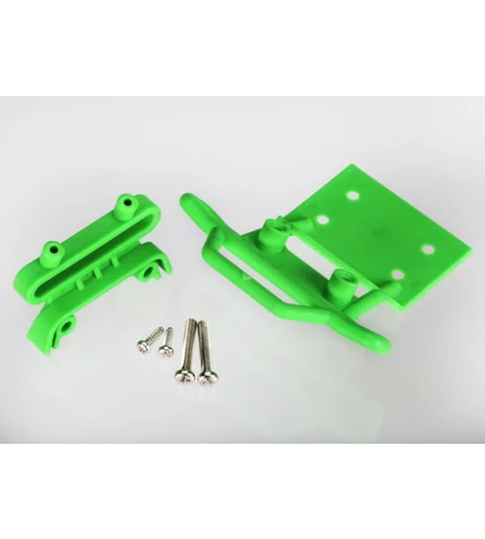 Bumper front / bumper mount front / 4x23mm RM (2)/ 3x10mm RST (2) (green)