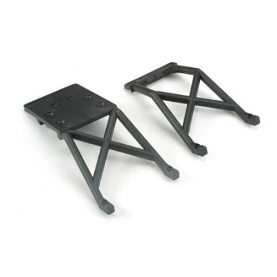 Skid plates front rear (black) Skid plates front rear (black)