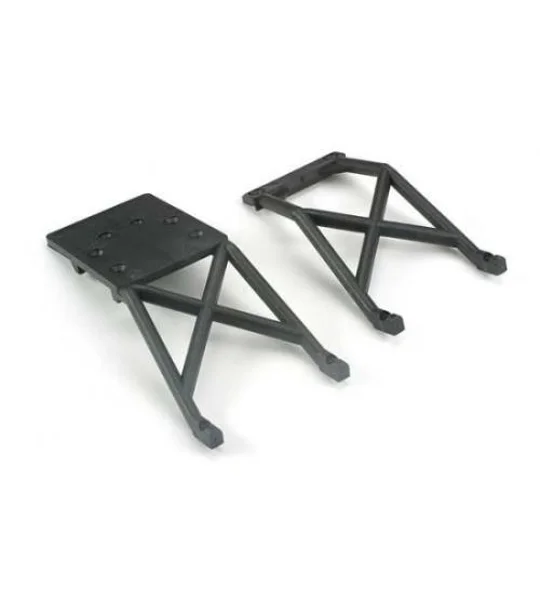 Skid plates front rear (black)
