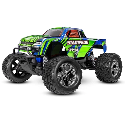 Traxxas Stampede HD 1:10 Electric XL-5 2WD RTR Monster Truck w/ Battery and Charger - GREEN Traxxas Stampede HD 1:10 Electric XL-5 2WD RTR Monster Truck w/ Battery and Charger - GREEN