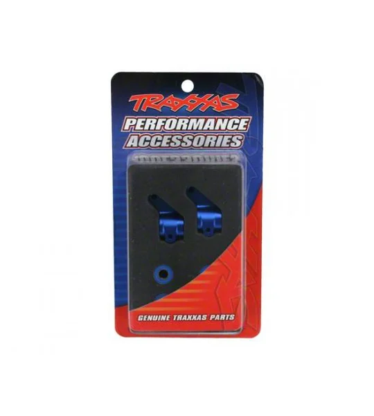 Traxxas Blue-anodized Aluminum Steering Blocks