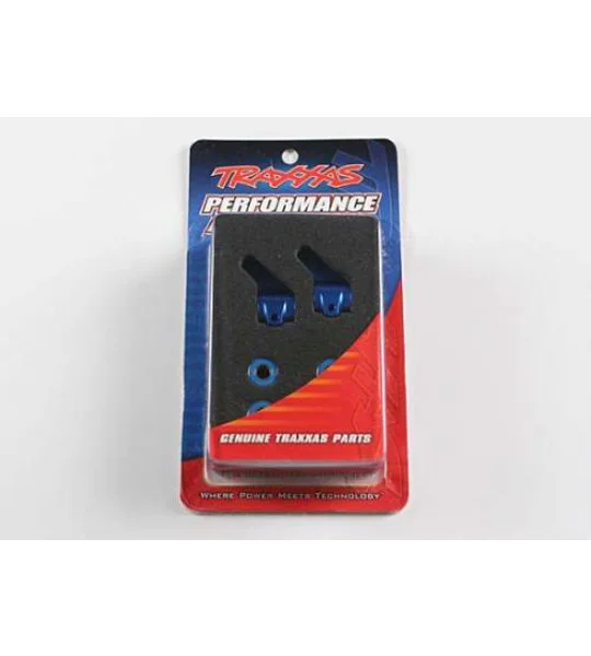 Traxxas Blue-anodized Aluminum Steering Blocks