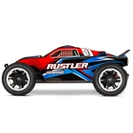 Traxxas Rustler 2wd Brushed HD incl battery & USB-C charger - Red