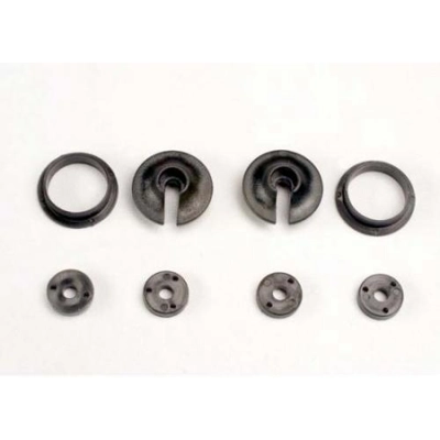 Spring retainers upper lower (2)/ piston head set (2-hole (2)/ 3-hole (2)) Spring retainers upper lower (2)/ piston head set (2-hole (2)/ 3-hole (2))