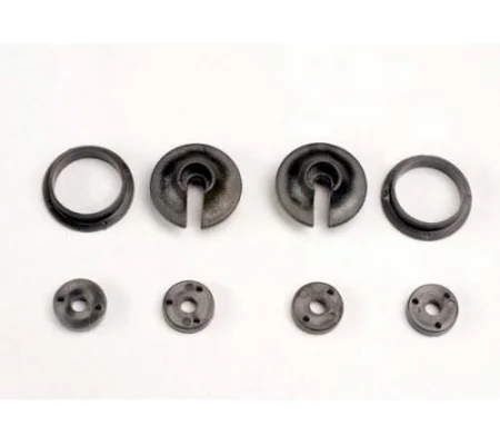 Spring retainers upper lower (2)/ piston head set (2-hole (2)/ 3-hole (2))