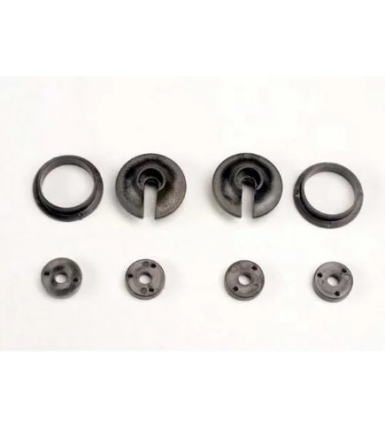 Spring retainers upper lower (2)/ piston head set (2-hole (2)/ 3-hole (2))