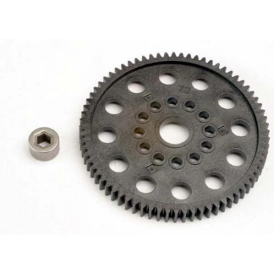 Spur gear (72-Tooth) (32-pitch) w/bushing