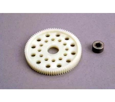 Spur gear (84-tooth) (48-pitch) w/bushing