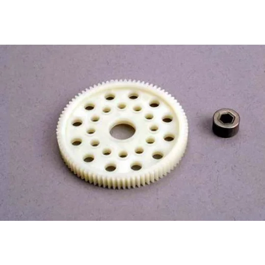 Spur gear (84-tooth) (48-pitch) w/bushing