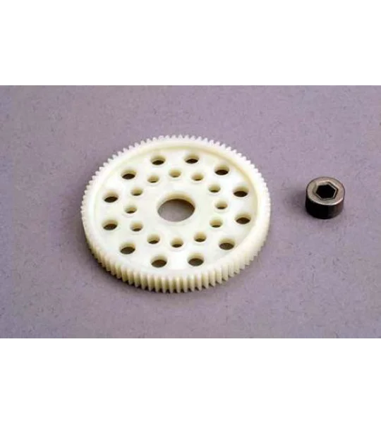 Spur gear (84-tooth) (48-pitch) w/bushing