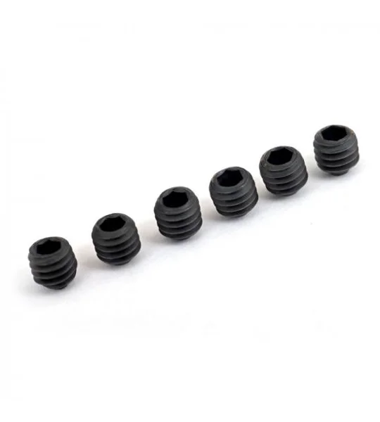 Screws, set (grub), 4mm (with heavy duty threadlock) (6)