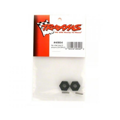 Wheel hubs hex (2)/ axle pins (2.5x12mm) (2) Wheel hubs hex (2)/ axle pins (2.5x12mm) (2)