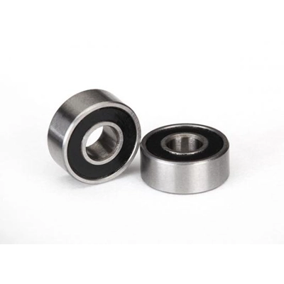 Traxxas Ball bearings black rubber sealed (4x10x4mm) (2)