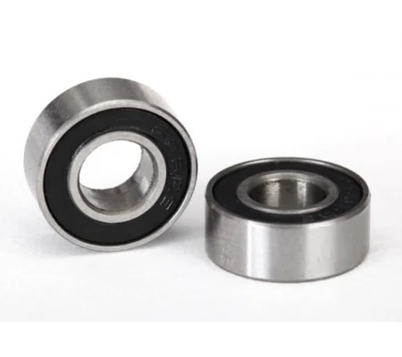 Ball Bearings Black Rubber Sealed (6x13x5mm) (2)