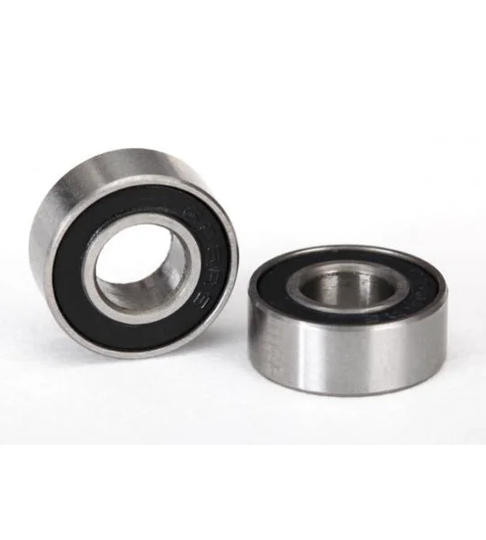 Ball Bearings Black Rubber Sealed (6x13x5mm) (2)