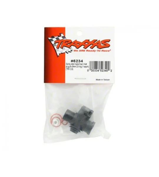Carburetor body/ fuel inlet plug w/o-rings (TRX 2.5/R/3.3)