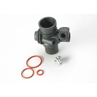 Carburetor body/ fuel inlet plug w/o-rings (TRX 2.5/R/3.3) Carburetor body/ fuel inlet plug w/o-rings (TRX 2.5/R/3.3)