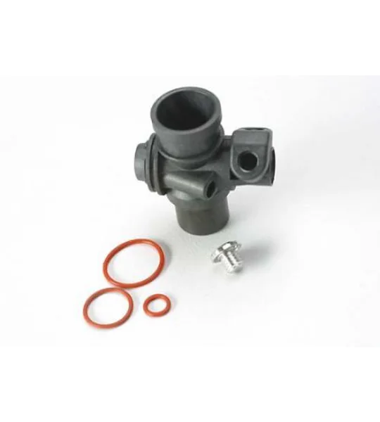 Carburetor body/ fuel inlet plug w/o-rings (TRX 2.5/R/3.3)