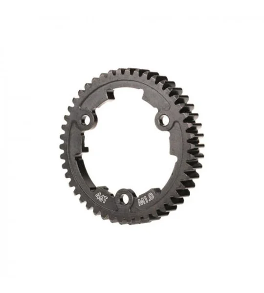 Spur gear, 46-tooth, steel (wide face, 1.0 metric pitch)