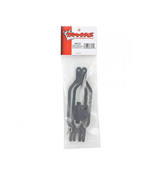 TRX6727 - Hold down battery (2)/ hold down retainer/ battery post/ angled body clip