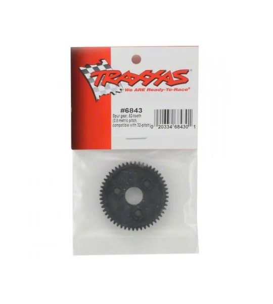 Spur gear 52-tooth (0.8 metric pitch compatible with 32-pitch)