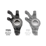 Steering blocks, left & right (require 20x32x7 ball bearings) Steering blocks, left & right (require 20x32x7 ball bearings)