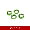 X-MAXX Spring retainer (adjuster) green-anodized aluminum GTX shocks (4) (assembled with o-ring)