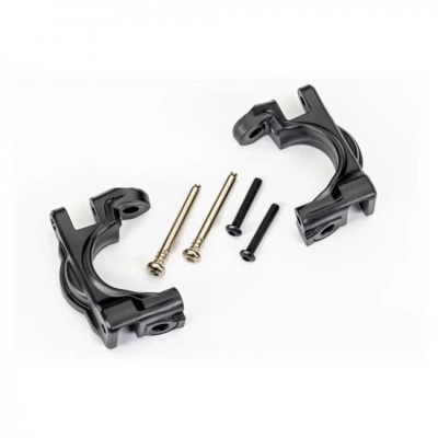 Caster blocks (c-hubs), extreme heavy duty, black (left + right)/ 3x32mm hinge pins (2)/ 3x20mm BCS Caster blocks (c-hubs), extreme heavy duty, black (left + right)/ 3x32mm hinge pins (2)/ 3x20mm BCS