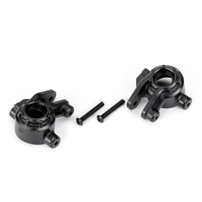 Steering blocks, extreme heavy duty, black (left + right)/ 3x20mm BCS (2) (for use with 9080 upgrade