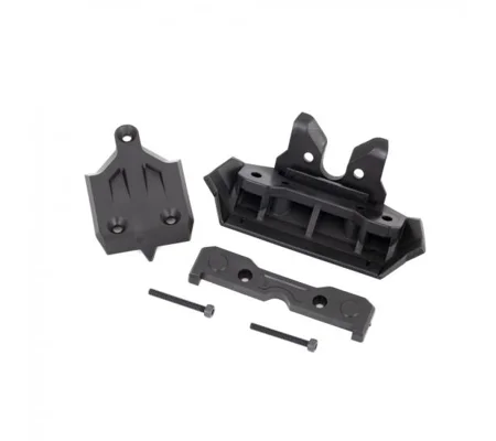 Traxxas Bumper, front / skidplate, front / tie bar mount, front / 3x25 CS (2)