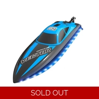 Volantex RC Vector Lumen boat - brushed/blue RTR