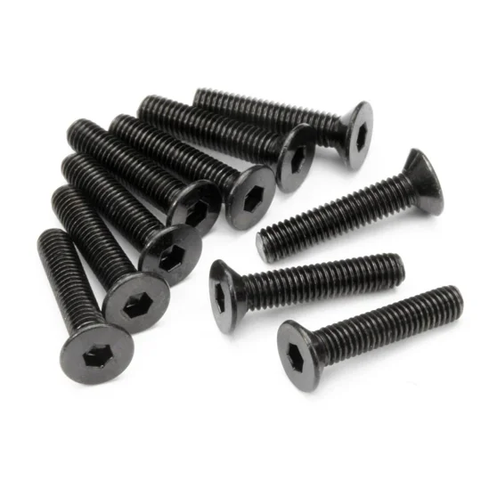 Countersunk Flat Head Screw M3x15mm (HEX SOCKET/10pcs)